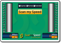 Get ScanmySpeed internet speed test on my website or blog